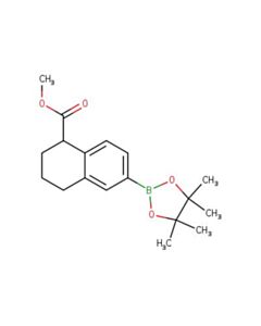 Astatech METHYL 6-(4,4,5,5-TETRAMETHYL-1,3,2-DIOXABOROLAN-2-YL)-1,2,3,4-TETRAHYDRONAPHTHALENE-1-CARBOXYLATE; 1G; Purity 97%; MDL-MFCD28404213